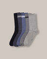 Paquete Calcetines Blanco Rib,AZUL ULTRAMAR